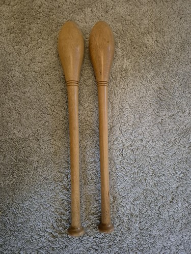 Wooden no2 indian clubs - no2, wood
