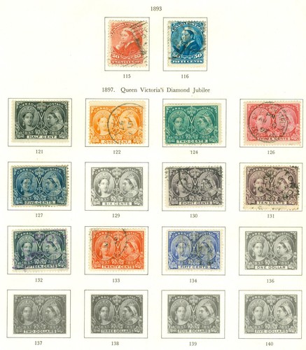 Canada 1893 values 50c - canada,