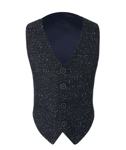 Boys tweed waistcoat dotted - boys,