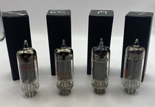 4 Silvertone 6CM7 vacuum tubes - Amp - Amplifier - Ham Radio Valves Tested!