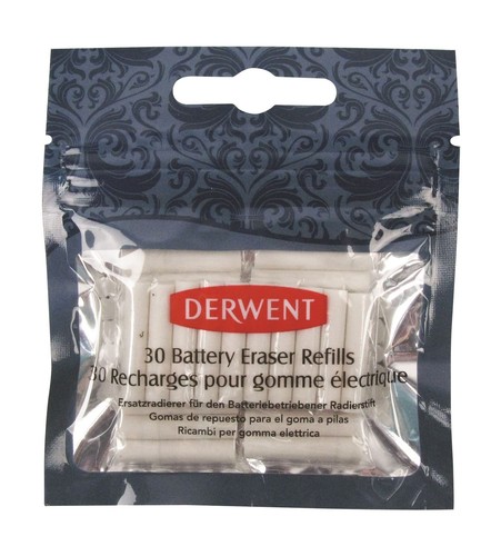 Derwent battery eraser - battery, refills