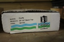 Castle Taps - Traditional Chrome Finish 'Corfe' Basin Taps 301103. Brand New.