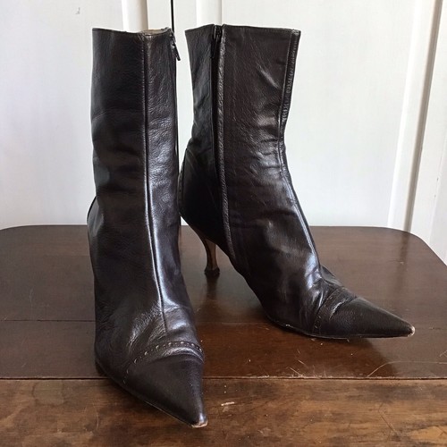 Jigsaw boots brown pointed - jigsaw, boots,