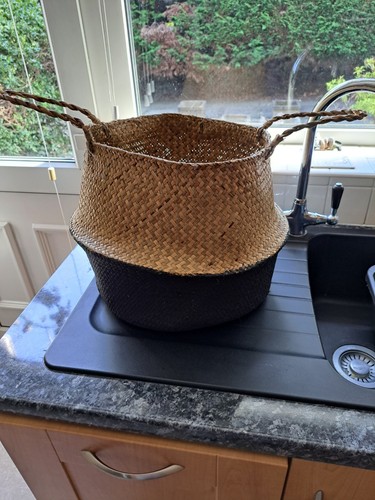 Basket straw soft weave - basket,