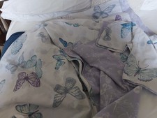 Duvet Cover Set Butterflys Reversable King Size With 2 Pillowcases Matalan