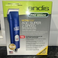 Andis Ultraedge AGC Super 2 Speed Brushless Grooming Clipper blue 