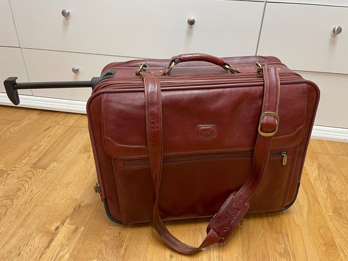 Condotti leather trolley case - condotti,