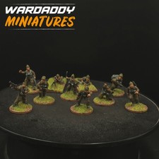 Pro Painted 28mm Bolt Action WW2 British Commandos ×10 A3 METAL Wargames Foundry