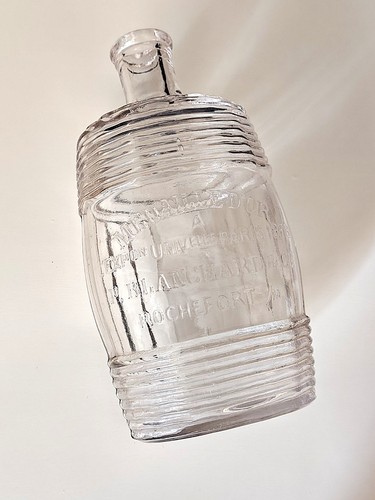 Old french glass - old, bottle