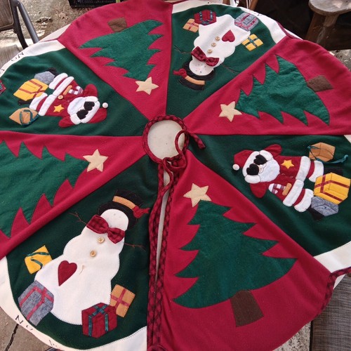 Christmas tree skirt lined - tree,
