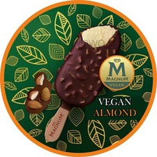 Ice cream van sticker Magnum Vegan Almond lolly stickers trailer cafe decals