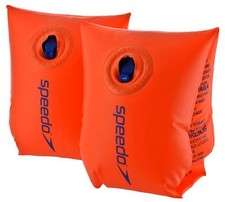 SPEEDO SWIMMING ARMBANDS WATER WINGS BEACH HOLIDAY ORANGE UNISEX ALL SIZES