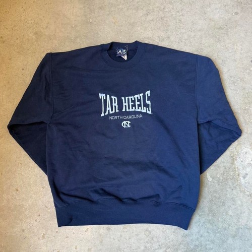 Vintage unc tar heels - tar, crewneck