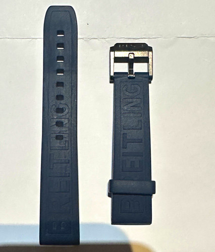 Breitling black rubber - black,