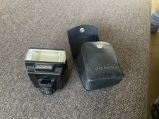 Olympus T20 Electronic Mount Flash For OM1 OM2 OM10 OM20 +  With Case - Untested