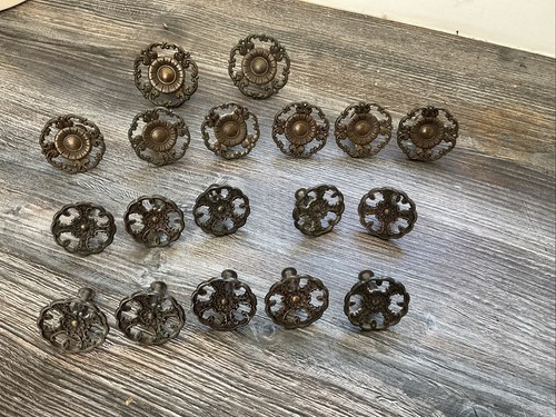 Vintage brass knobs - vintage,