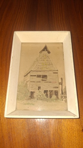 Small 1921 watercolour oast - 1921, watercolour,