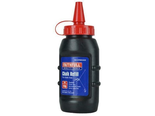 Faithfull chalk powder red - chalk,
