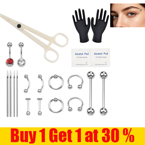 Body piercing kit stainless - piercing,