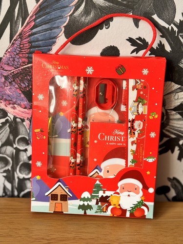 Christmas gift stationery set - christmas,