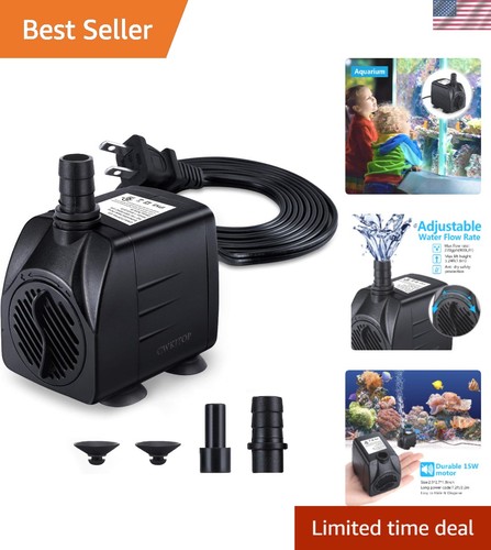 Durable 220gph aquarium pump - 220gph,
