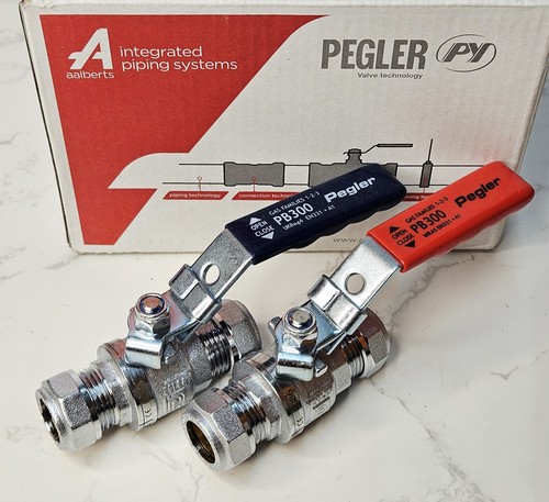 Set pegler 15mm brass - set, 2