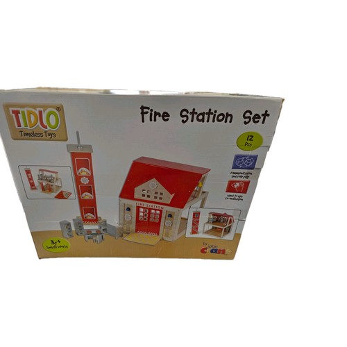 Tidlo wooden fire station with