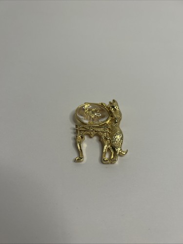 1928 jewelry cat - cat, bowl