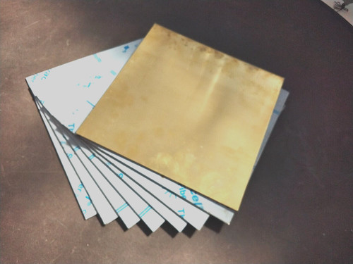 Brass flat guillotined - brass, sheet