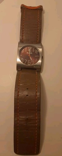 Bench wristwatch with - with, brown