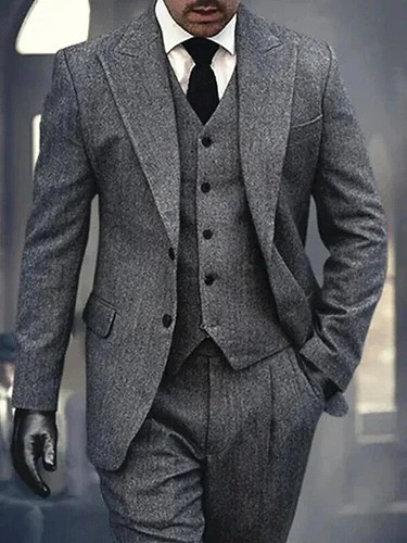 Pieces men grey - men's,