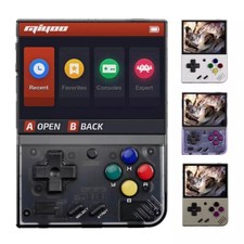 MIYOO Mini Plus Retro Handheld Game Console 64GB SD Card 3.5 inch IPS Screen NEW