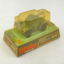 Vintage Boxed Dinky Daimler Armoured Car Speedwheels No. 676