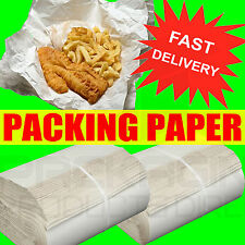 White Packing Paper Chip Shop Paper Newspaper Offcuts Large 20 x 30" Sheets