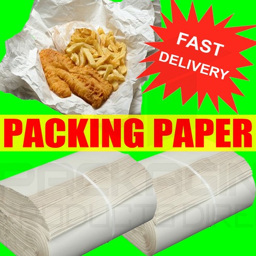 White packing paper - white,