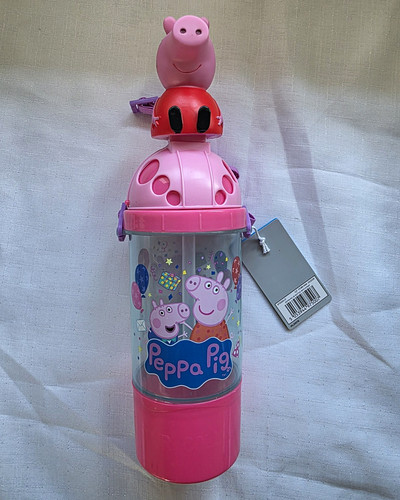 Peppa pig 310ml plastic kids - peppa,