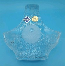 Fine Bohemian Crystal Basket