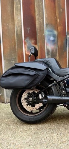 Leather pro mount harley - leather,