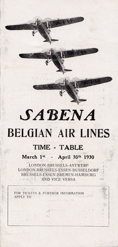 1930 sabena belgian - 1930,