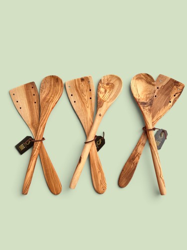 Handcrafted greek olive - greek, wood