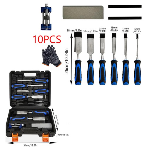 Wood chisel set pieces - wood, 10