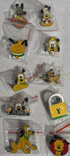 Disney pluto only pins lot - disney,