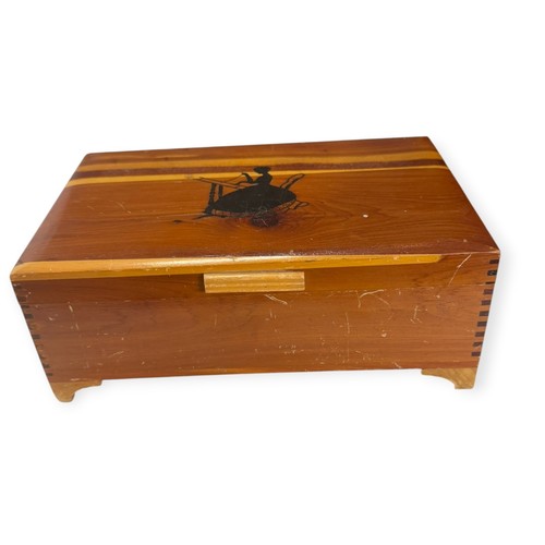 Vintage 1940s cedar wood - vintage,