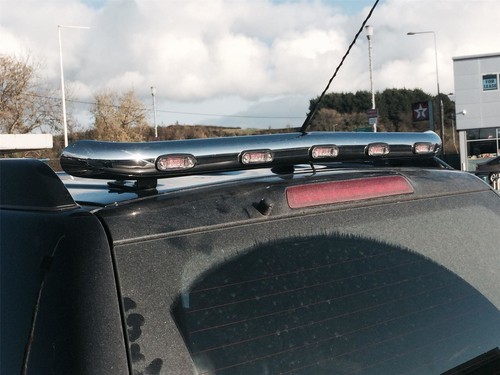 Rear roof bar function - +, leds