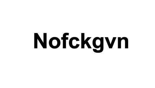 Nofckgvn sticker decal - sticker/decal, van