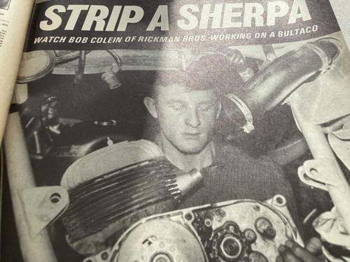 Bultaco sherpa rickman engine - rickman,