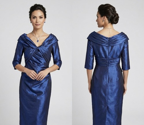 Ispirato navy shiny sleeve - shiny,