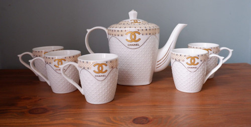 White gold gloss ceramic - white,