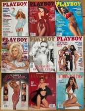 A bundle of 9 x random PLAYBOY