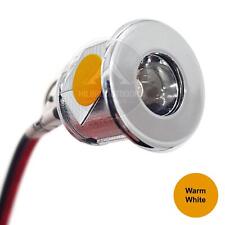 MINI SPOT LIGHT WARM WHITE SMALL LED 12 VOLT MOTORHOME CAMPERVAN CARAVAN BOAT